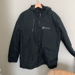 Peloton Jacket with inner liner fleece.
